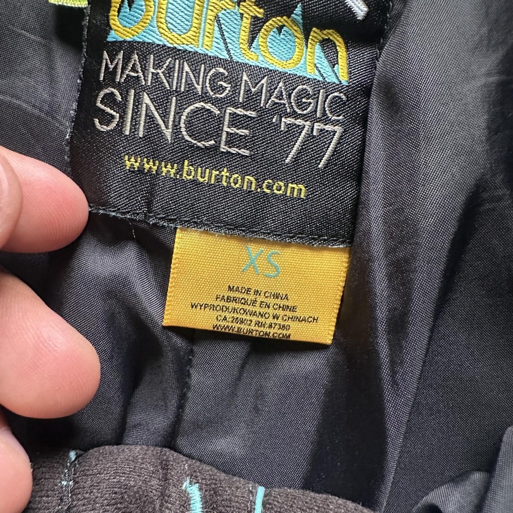 Burton Pants Womens XS Blue Snow Pants Waterproof Lined Ski Snowboard Breathable - Picture 5 of 15